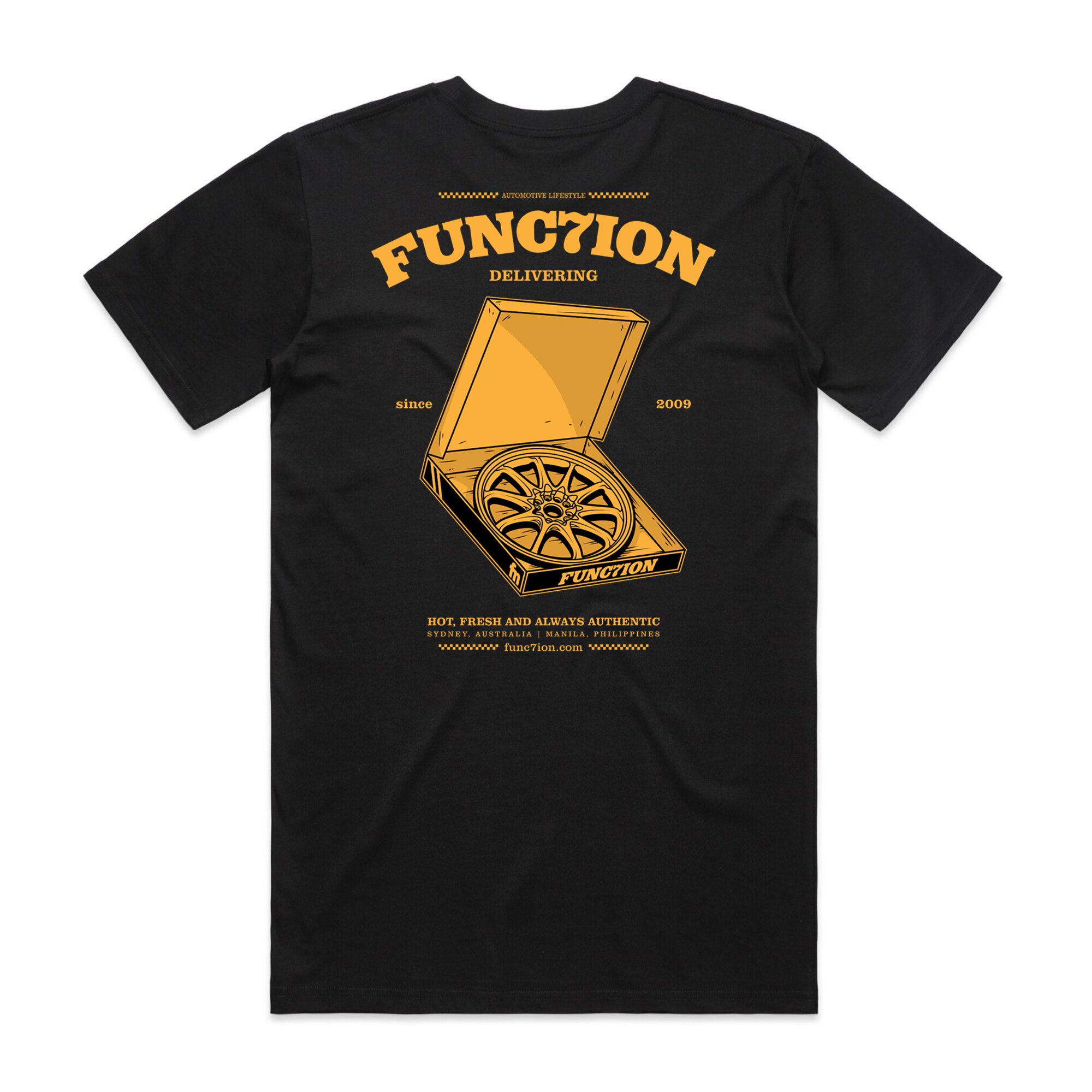 CE28N Pizza Tee Black – FUNC7ION APPAREL | JDM Streetwear