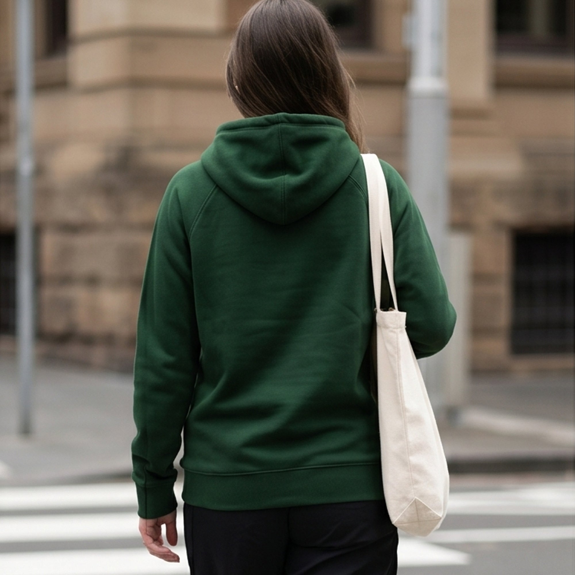 Func7ion Script Logo Hoodie - Forest Green