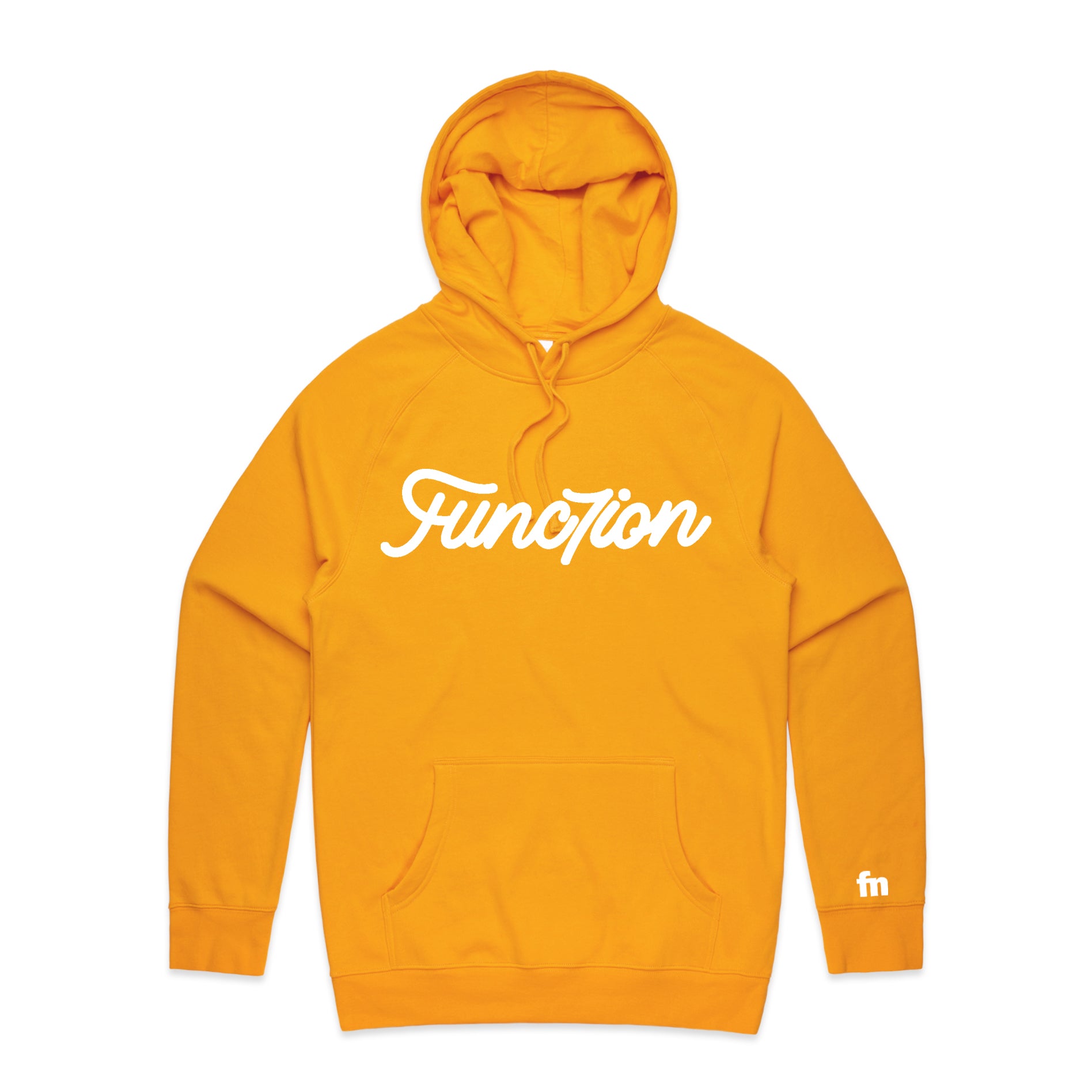 Func7ion Script Logo Hoodie - Gold