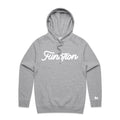 Func7ion Script Logo Hoodie - Grey Marle