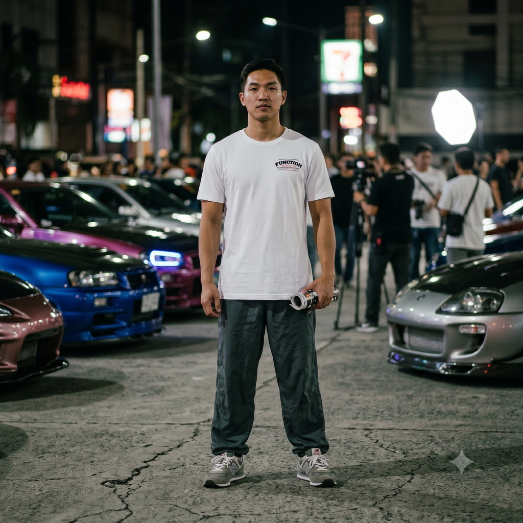 Hot Fresh and Authentic CE28N Pizza Tee (White)