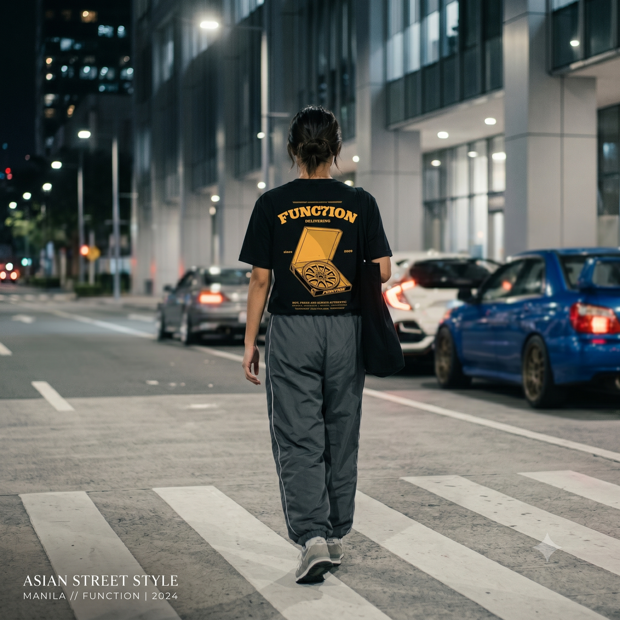Hot Fresh and Authentic CE28N Pizza Tee (Black)