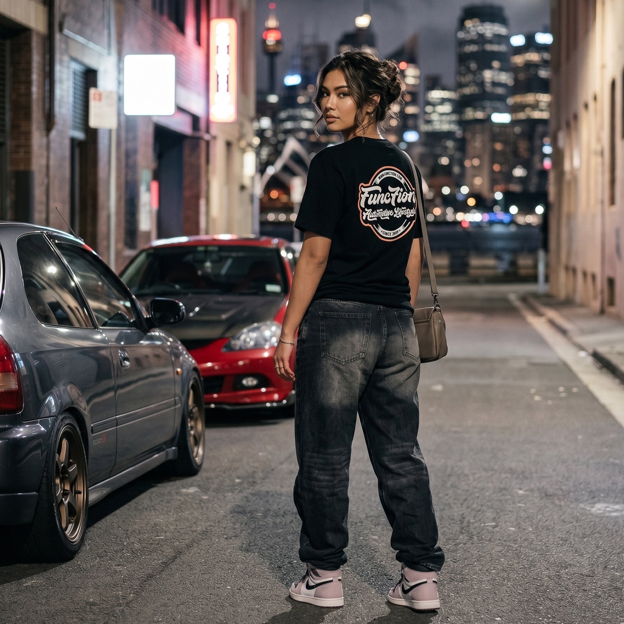 Func7ion Round Logo Tee - Black