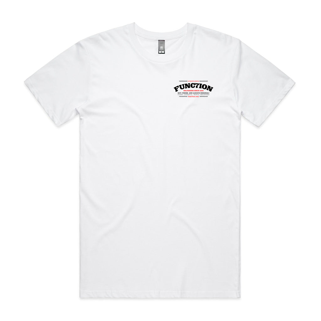 Hot Fresh and Authentic CE28N Pizza Tee (White)