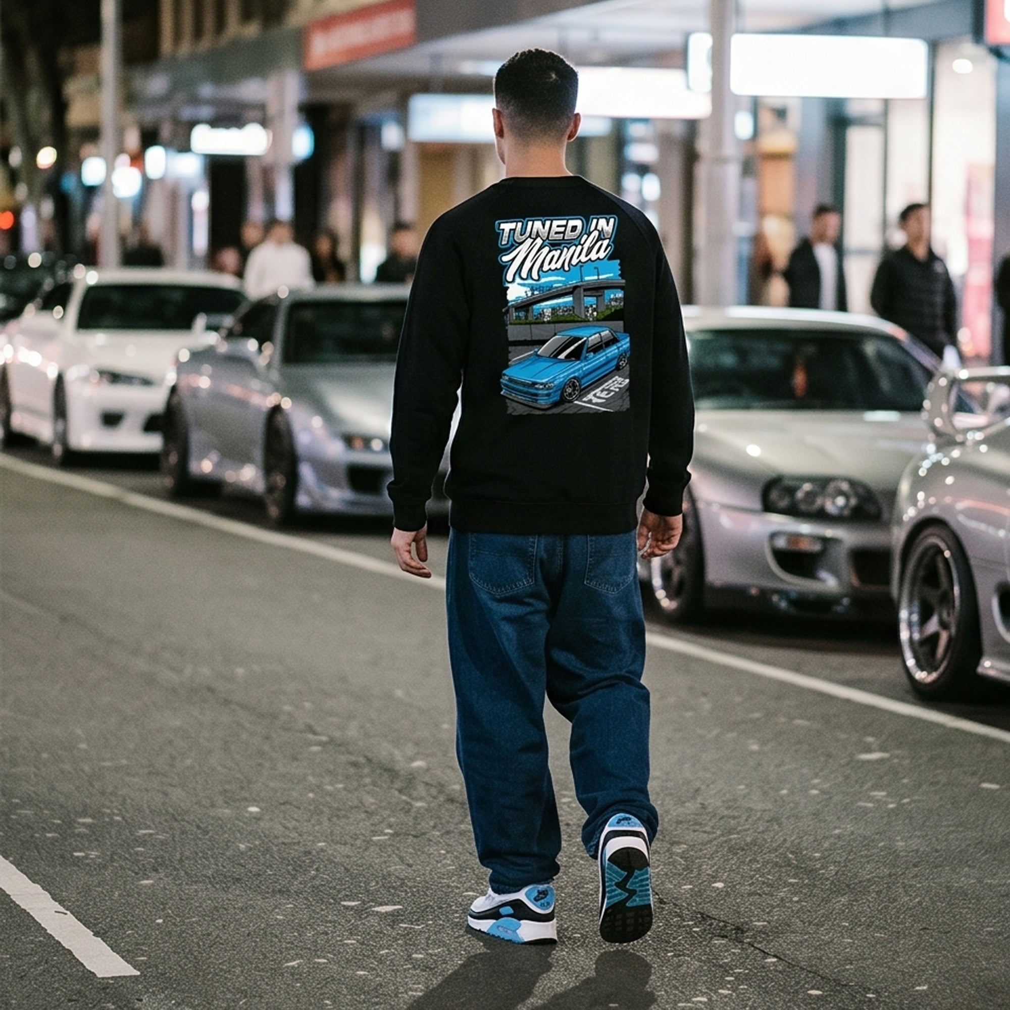 Func7ion Script Logo Jumper- Black